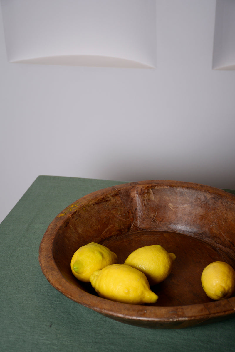 Jade linen tablecloth