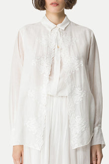 Camisa embroidered voile