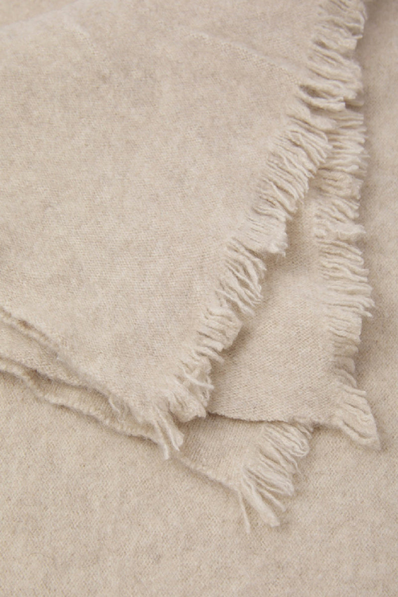 Undyed Tibetan cashmere blanket 