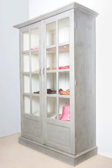 Vintage teak display cabinet