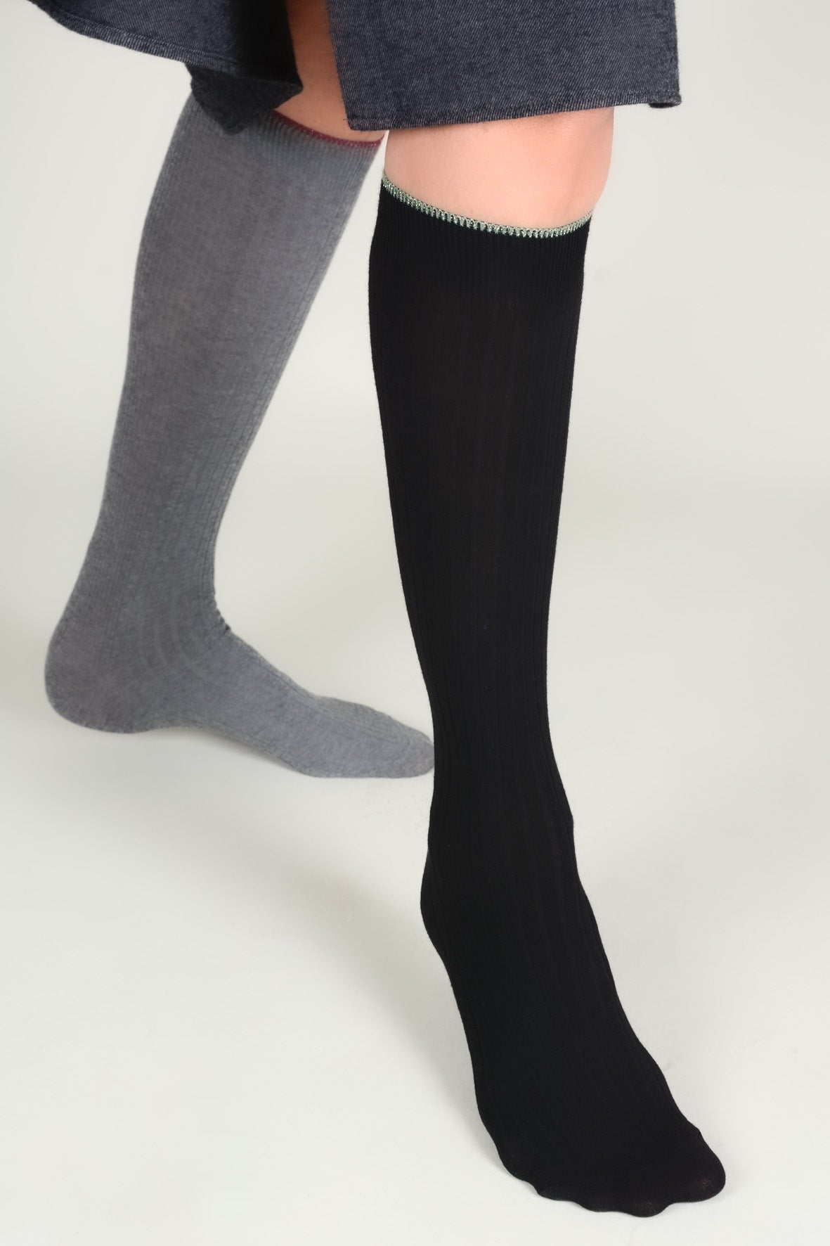 Calcetines liso largo