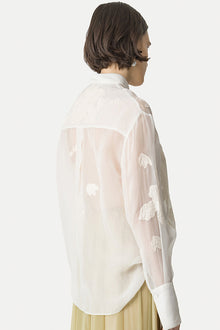 Camisa embroidery organza