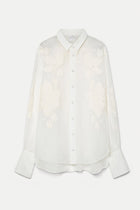 Camisa embroidery organza