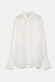 Camisa embroidery organza