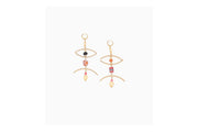 Abstract pendant earrings 
