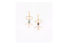 Abstract pendant earrings 