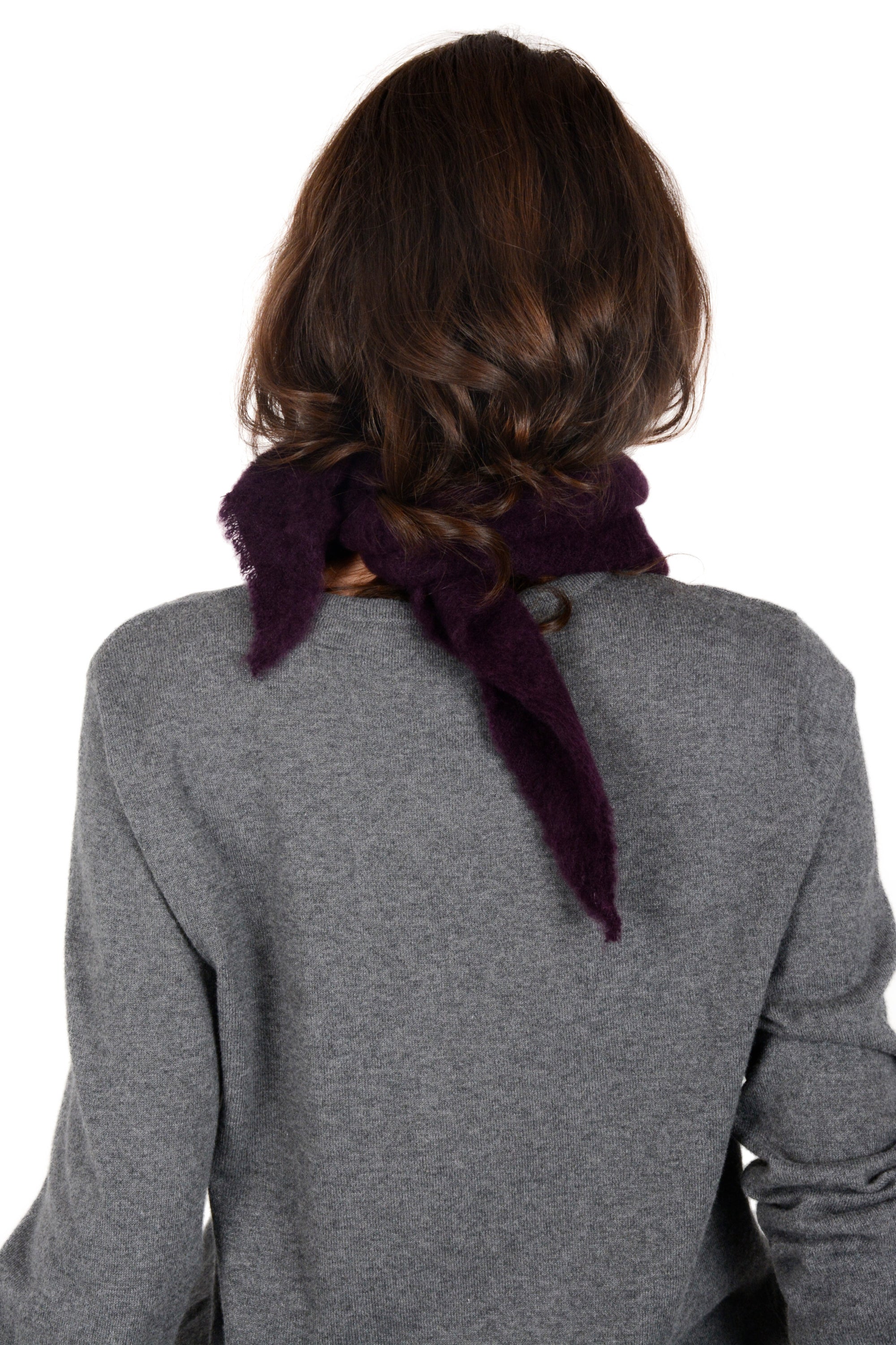 Pañuelo pico lana y cashmere