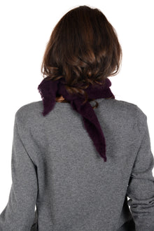 Pañuelo pico lana y cashmere