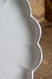 Plato llano amapola