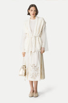 Falda luna maris embroidery poplin