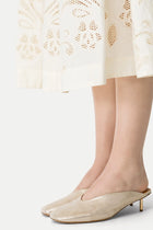 Falda luna maris embroidery poplin