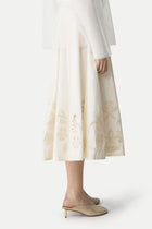 Falda luna maris embroidery poplin