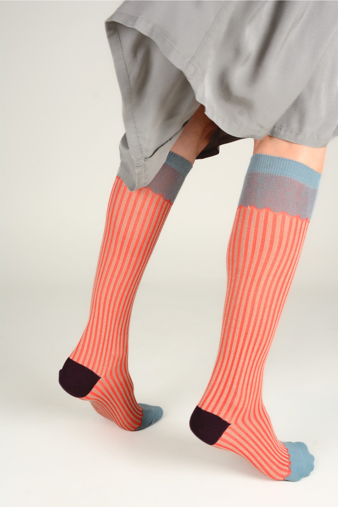 Calcetines rayas largos