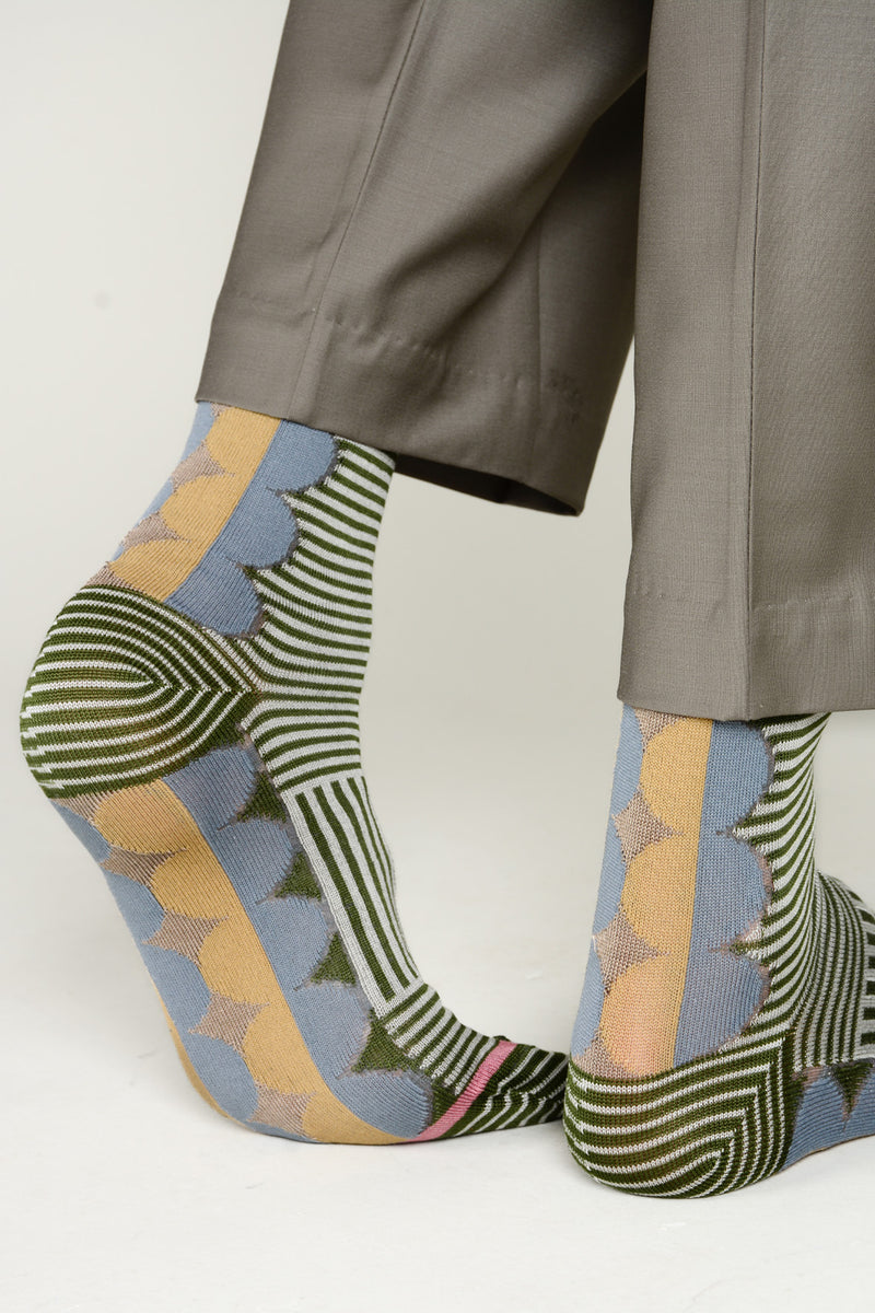 Calcetines rayitas finas