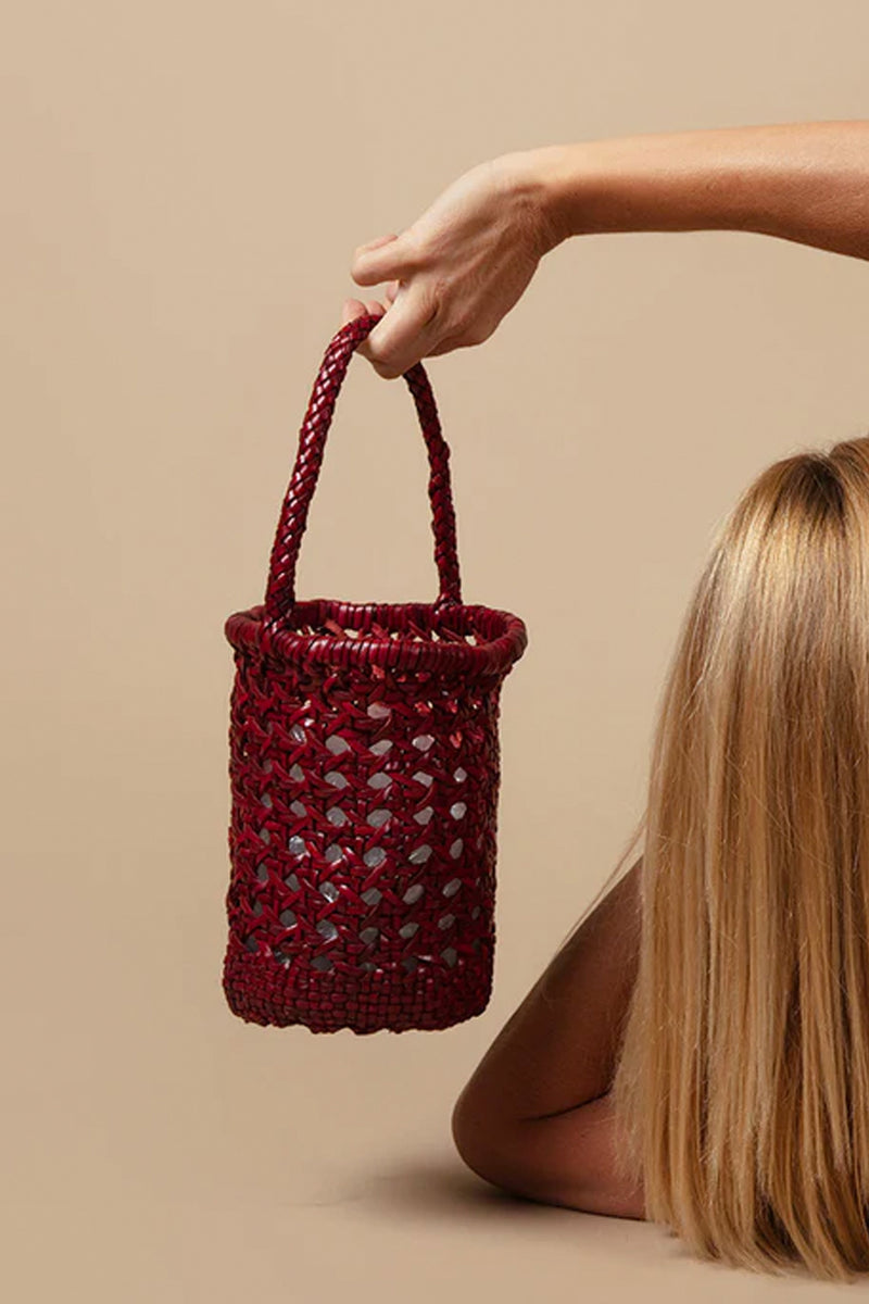 Bolso cestito redondo