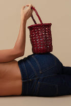 Bolso cestito redondo