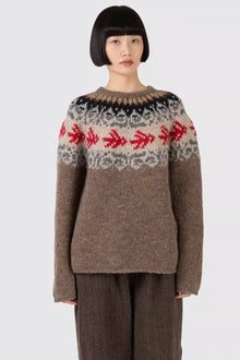 Jersey Round neck with rib bird