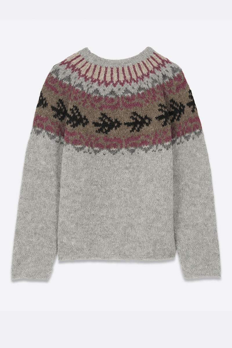 Jersey Round neck with rib bird