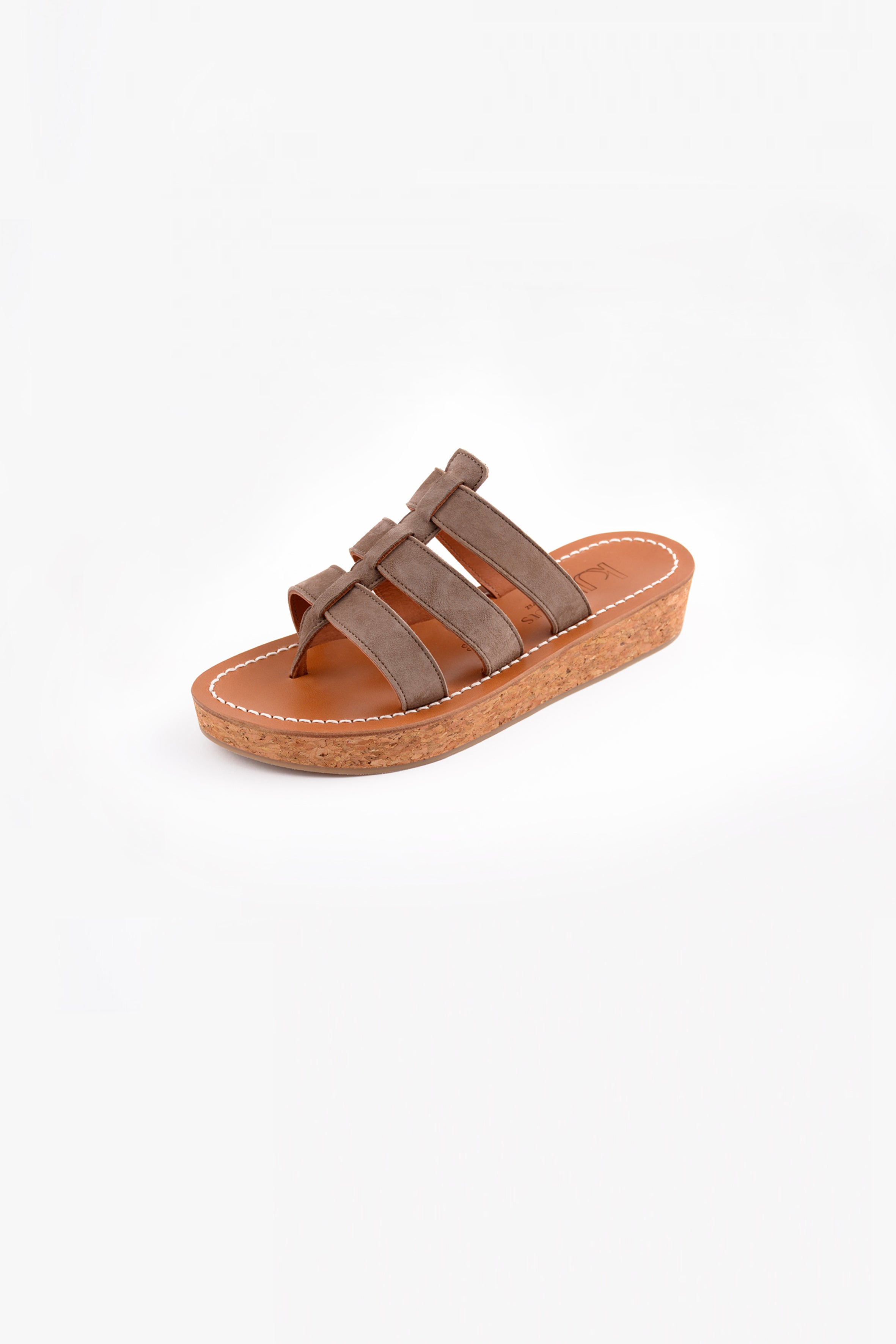 3 strap suede sandals