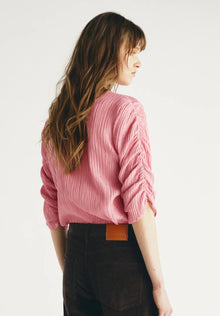 Camisa plisada