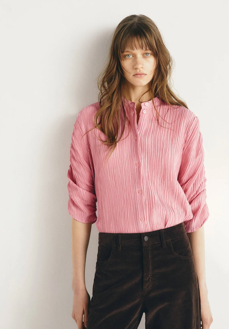 Camisa plisada