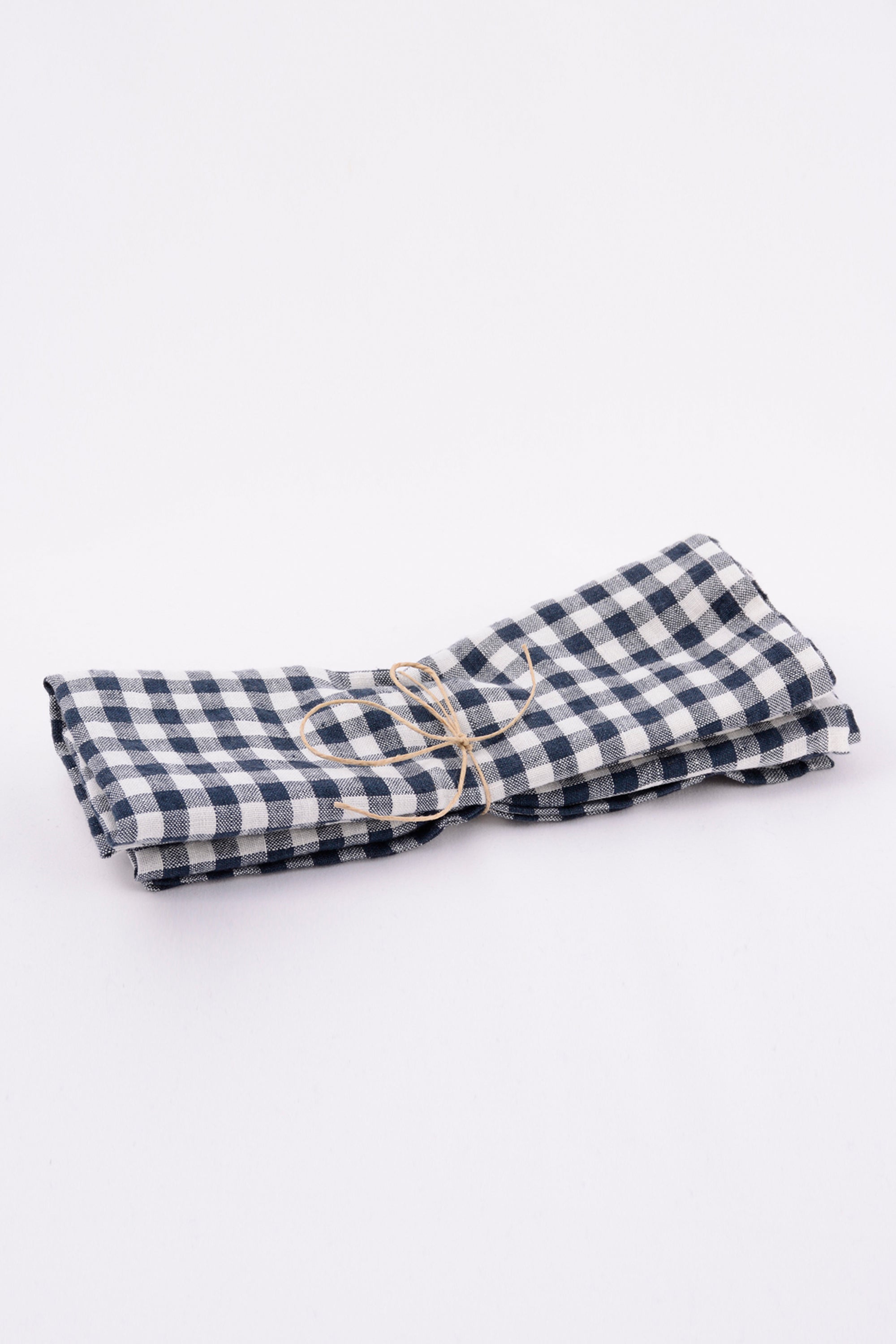 Checkered napkins 