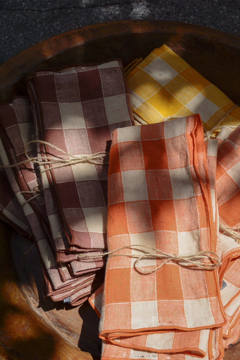 Servilleta tela vintage vichy