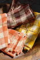 Servilleta tela vintage vichy pack de 2