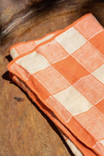 Servilleta tela vintage vichy