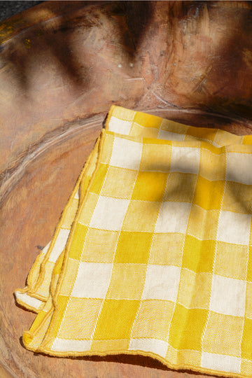 Servilleta tela vintage vichy