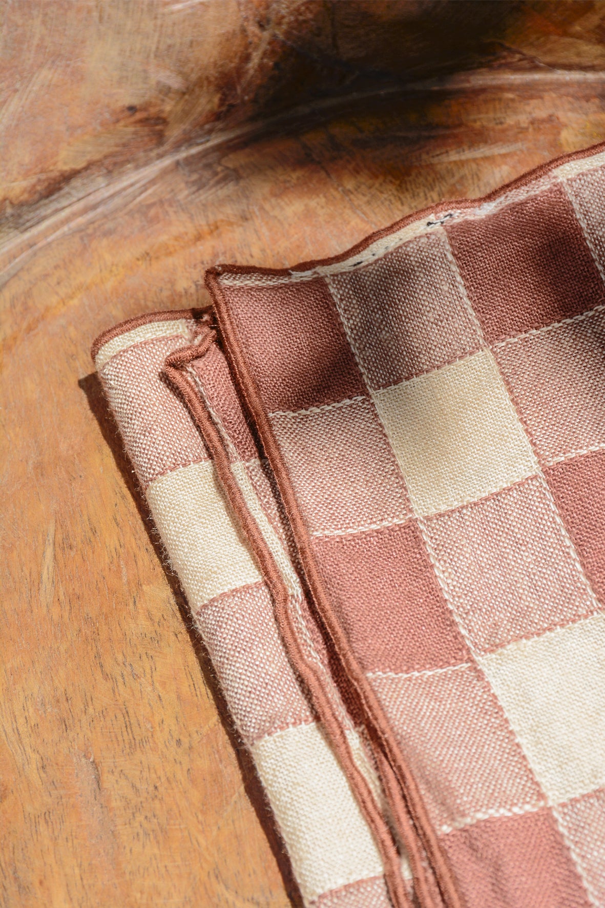 Servilleta tela vintage vichy