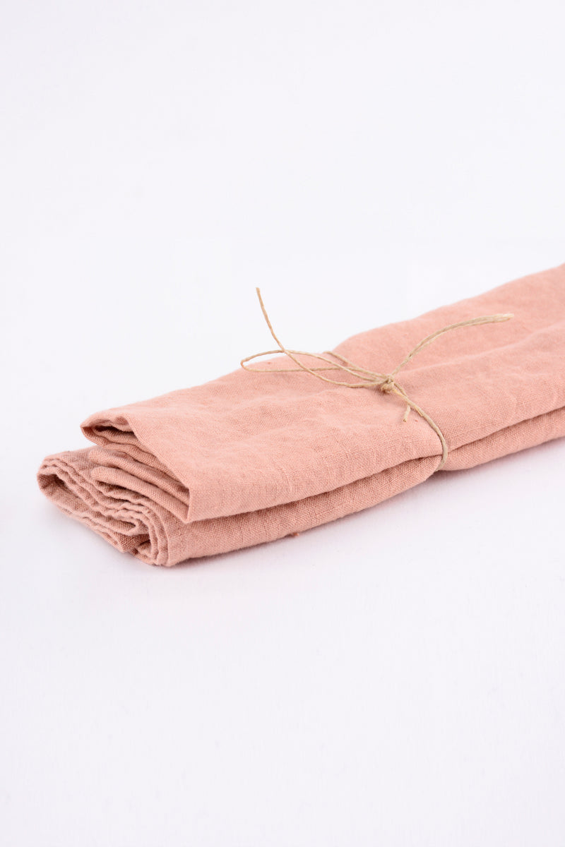 Pink plain napkin 