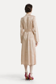 Vestido the lotus jacquard