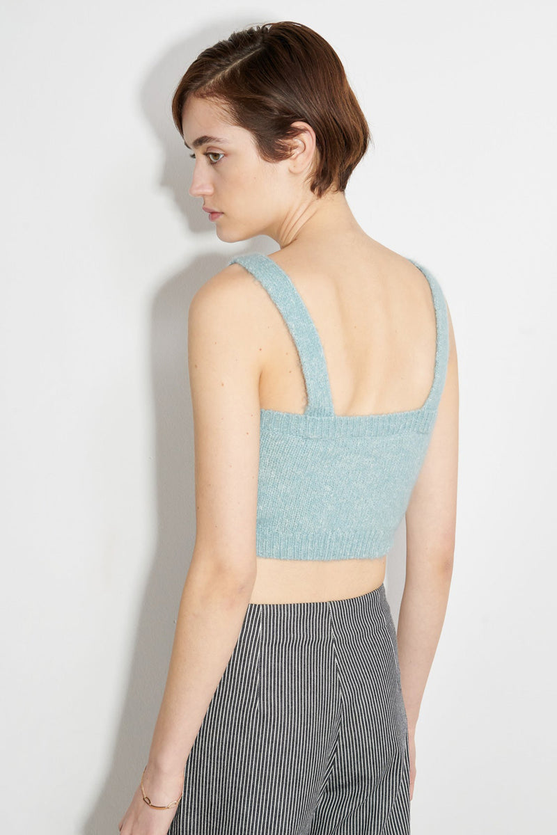 Top in mottled knit