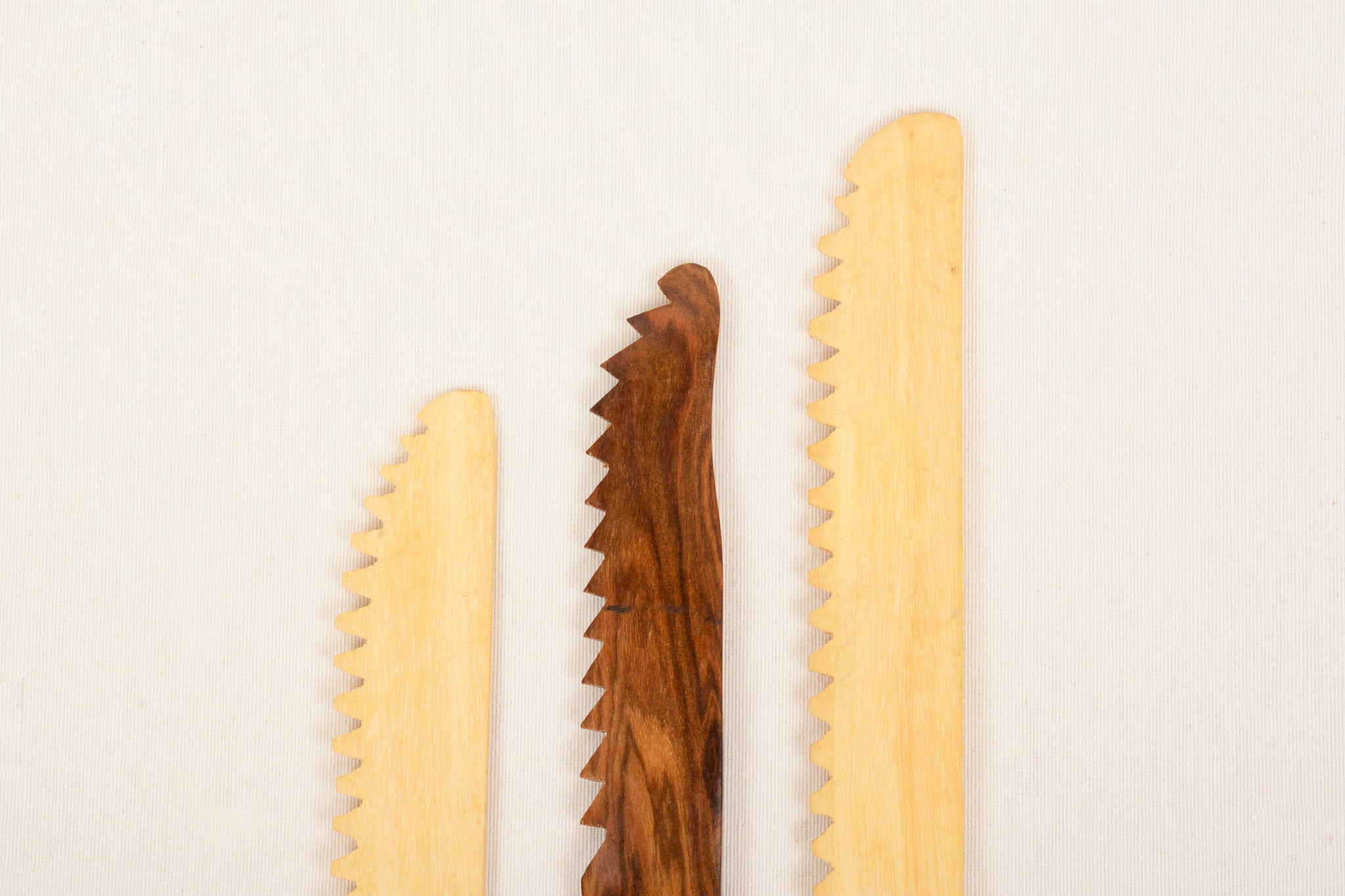 Cuchillo de madera de coco