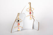 Abstract pendant earrings 