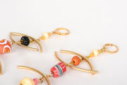 Abstract pendant earrings 