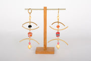 Abstract pendant earrings 
