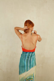 "Downward facing dog" scarf